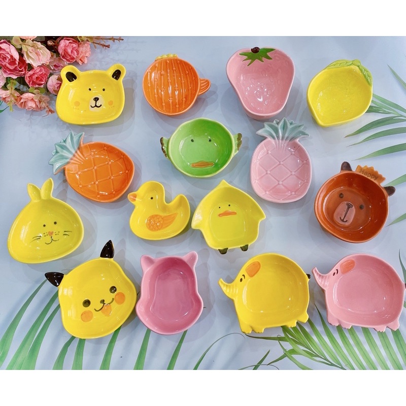 Bát Ăn Dặm Đĩa Ăn Dặm Nhiều Hình cực Dễ Thương [ Hàng sẵn- Ảnh thật shop chụp]