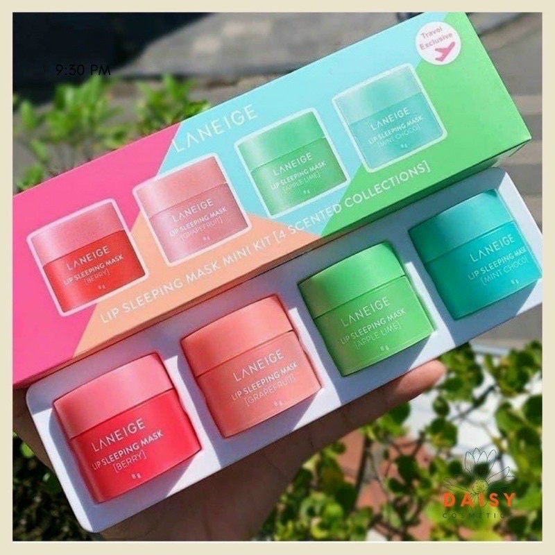 SET 5 Hủ Mặt Nạ Ngủ Cho Môi Laneige Lip Sleeping Mask Berry 3g