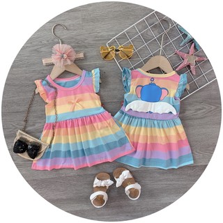 VÁY COTTON CẦU VỒNG QCCC