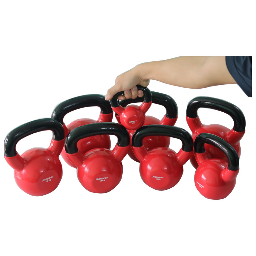 Tạ bình vôi Reefit Sport 16kg bằng gang bọc cao su