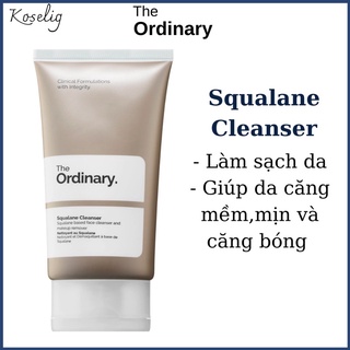 (Bill Sephora US) Sữa rửa mặt tẩy trang Squalane Cleanser 50ml The Ordinary