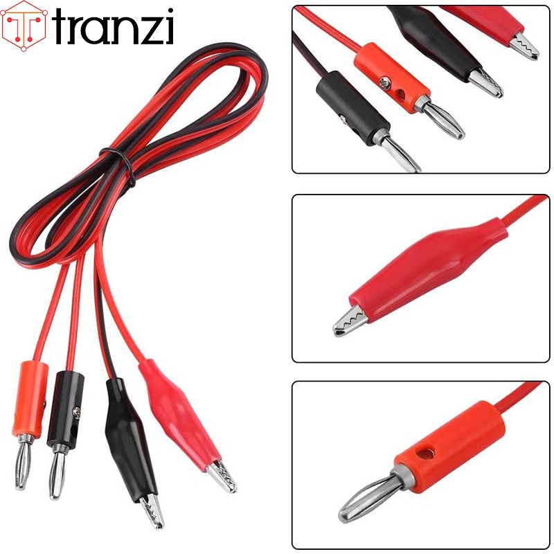 Giắc bắp chuối đực 4mm đỏ - túi 10 cái