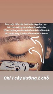 GELMICOCO - Dưỡng mi dầu dừa BâuKrysie