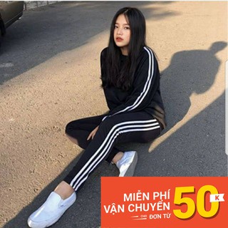 Quần Thể Thao 3 Sọc Nữ Chất Umi Hàn Cao Cấp