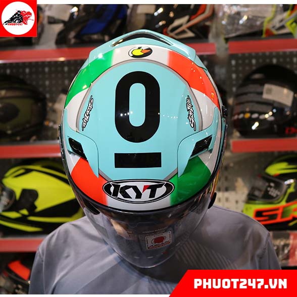 Mũ bảo hiểm 3/4 KYT Venom - 2 Kính