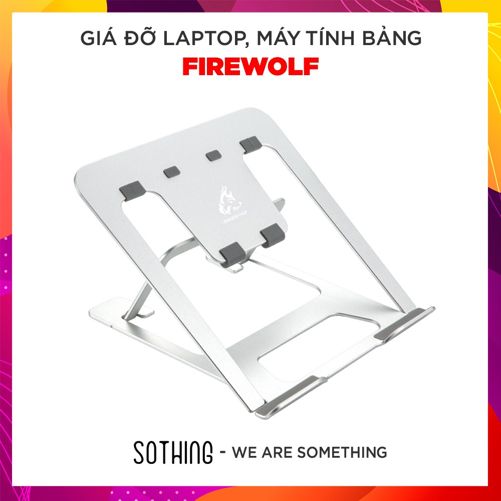 Giá Đỡ Laptop, Máy Tính Bảng FIREWOLF Z18 Hợp Kim Nhôm Nguyên Khối