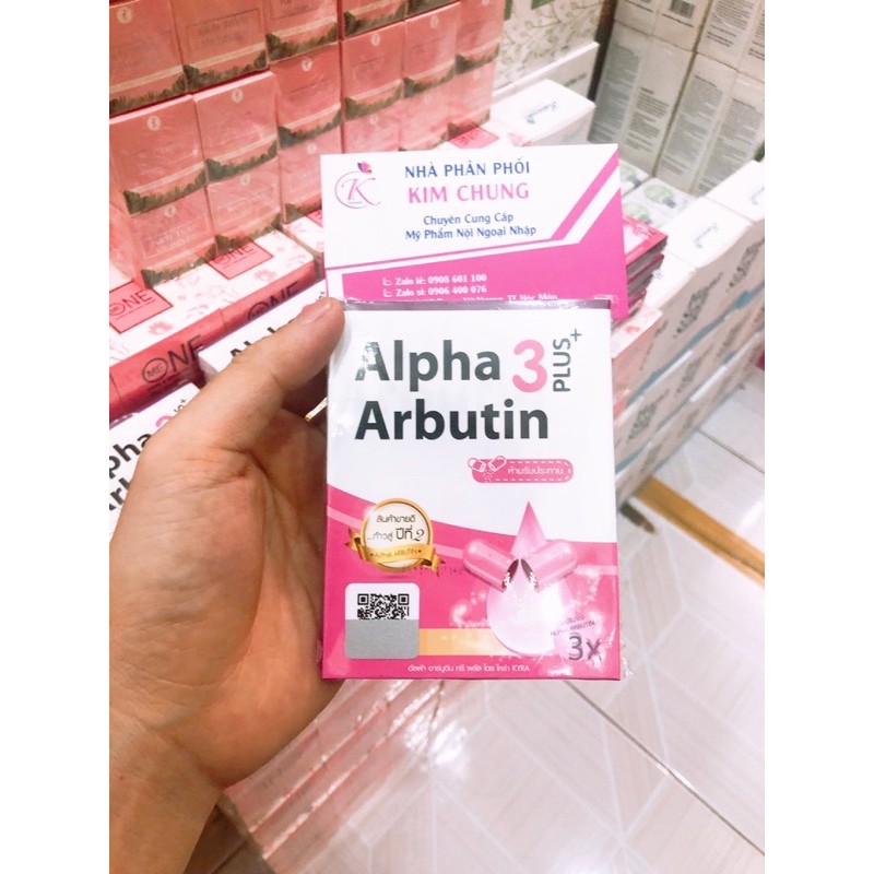 Viên Kích Trắng Alpha Arbutin 3 Plus