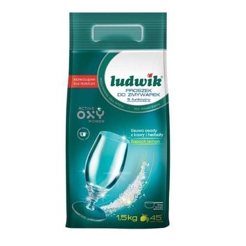 Bột Rửa Bát Ludwik Chuyên Dụng 5 in 1 Đánh Tan Vết Bẩn Cứng Đầu Hộp 1.5 kg