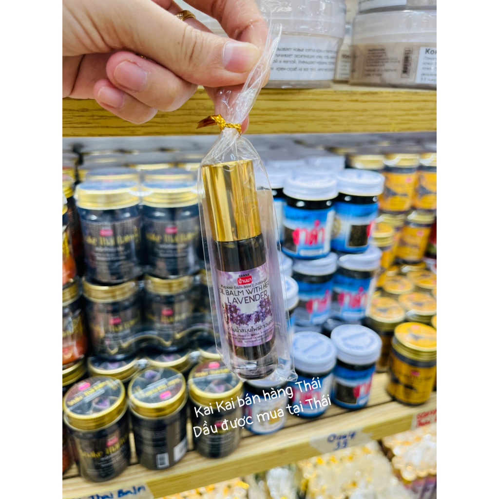 Dầu Lăn Otop Thái Lan Hương Sả, Hương Lavender cực kỳ thơm