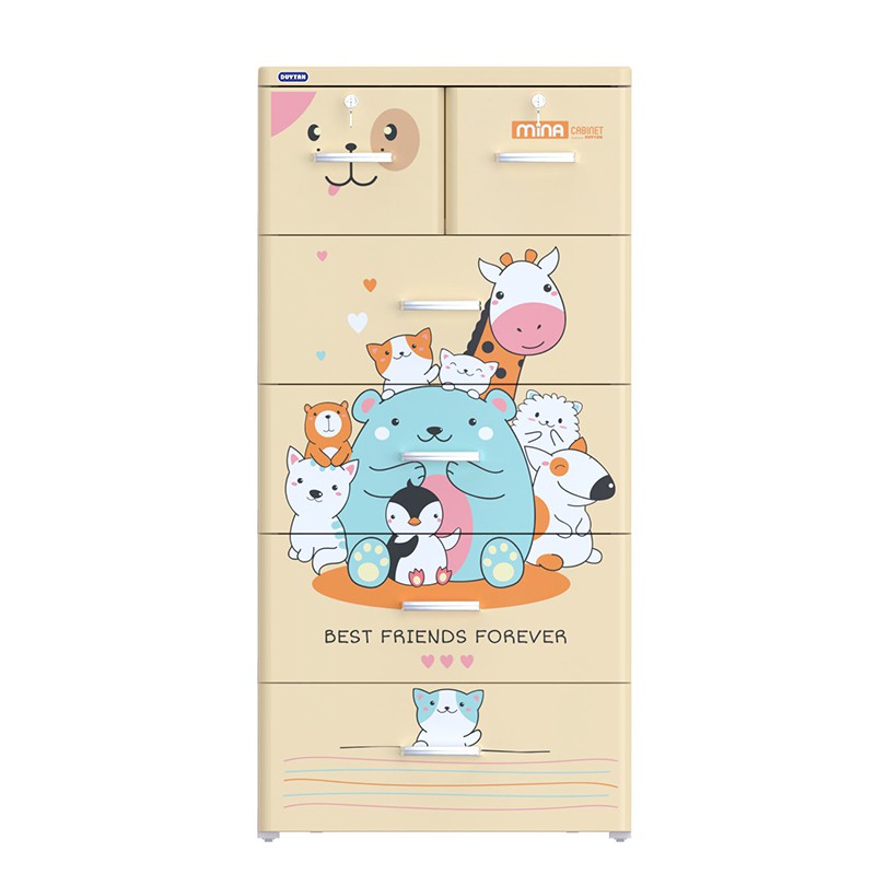 TỦ NHỰA DUY TÂN MINA  MẪU 2021- TẶNG KÈM BÀN GỖ HỘC SINH | BigBuy360 - bigbuy360.vn