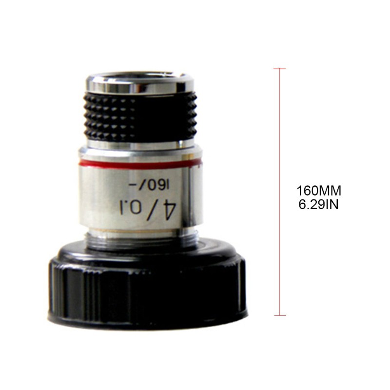 4X 10X 40X 100X Microscope Objective Lens Achromatic Objective Microscope parts