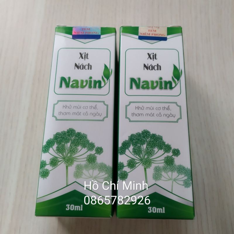 [Mã SR11JUNE5 giảm 20K đơn 50K] Xịt Nách Navin 30ml