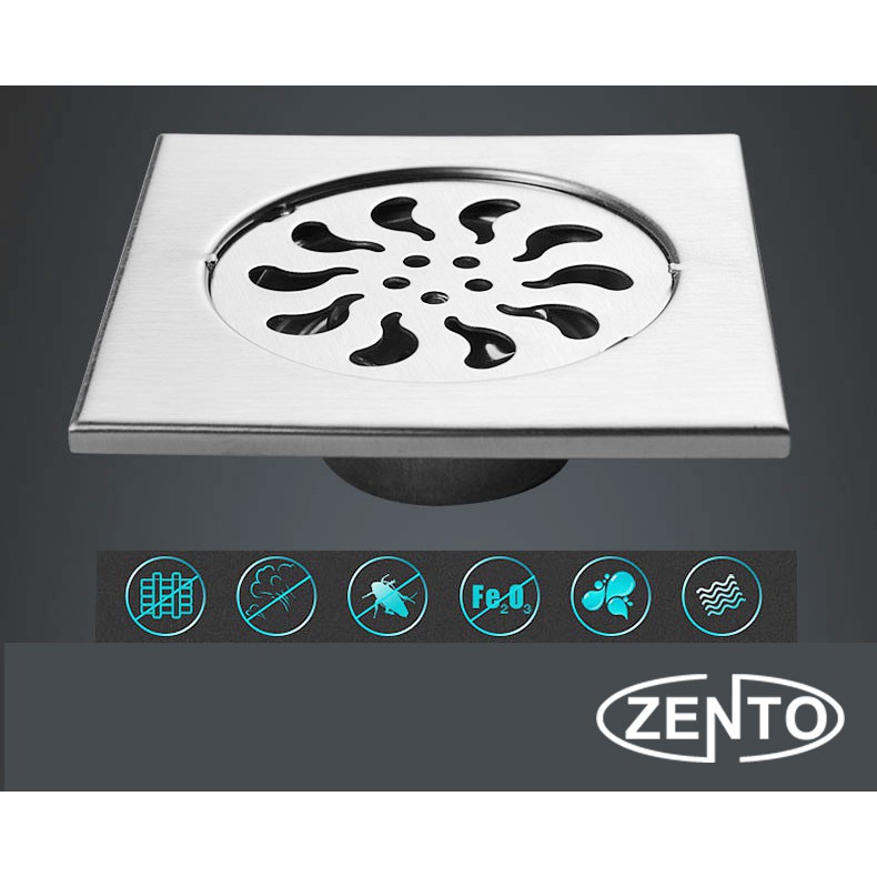 Phễu thoát sàn inox Zento TS151