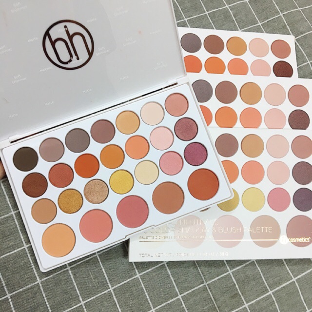 Bảng Phấn mắt má BH Cosmetics Nouveau Neutrals