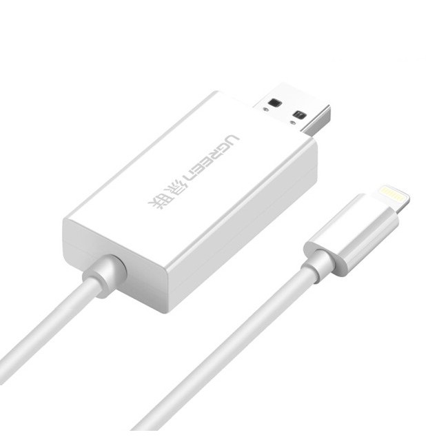 Đầu đọc thẻ SD/TF cho iPhone, iPad chuẩn Lightning - Ugreen 30612