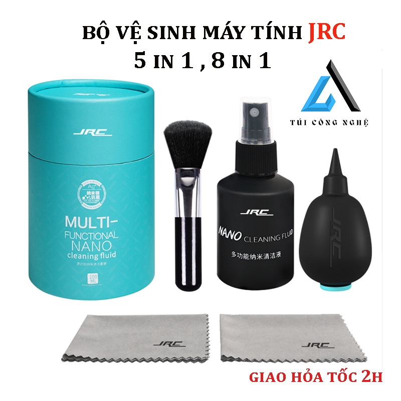 Bộ Vệ Sinh Laptop JRC 5 trong 1, Dùng Cho Mac Book, Máy Tính Bảng, Máy Ảnh, Ống Kính, Màn Hình Máy Tính Điện Thoại Ipad