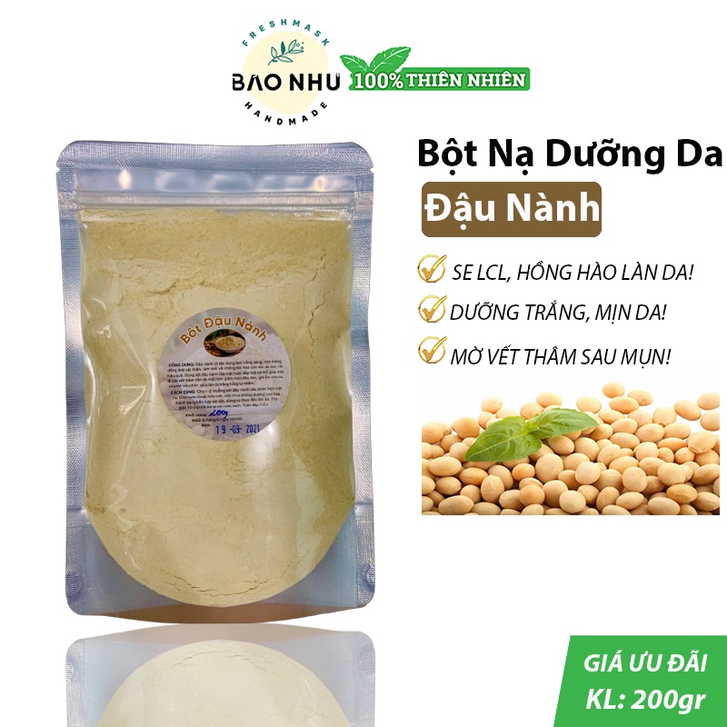 Bột Đậu Nành Đắp Mặt Trắng Da