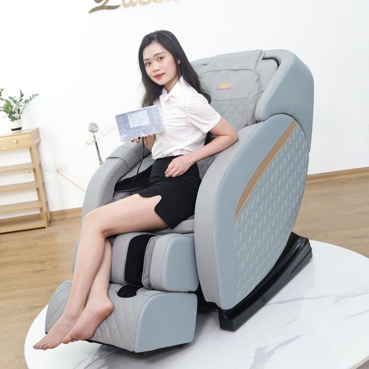 Ghế massage dẫn đầu xu thế công nghệ tương lai - Queen Crown QC 8Plus