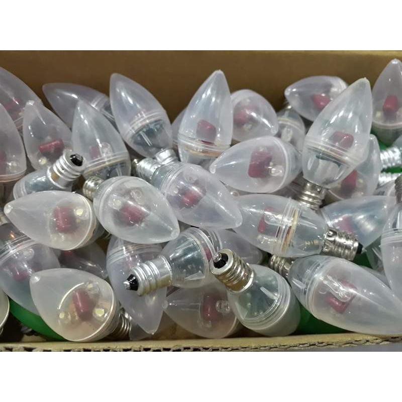 10 bóng đèn trái ớt led trắng