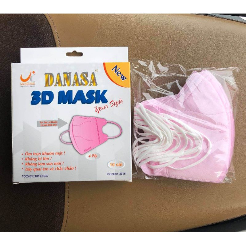 Khẩu Trang Danasa 3D mask (hộp 10 cái)