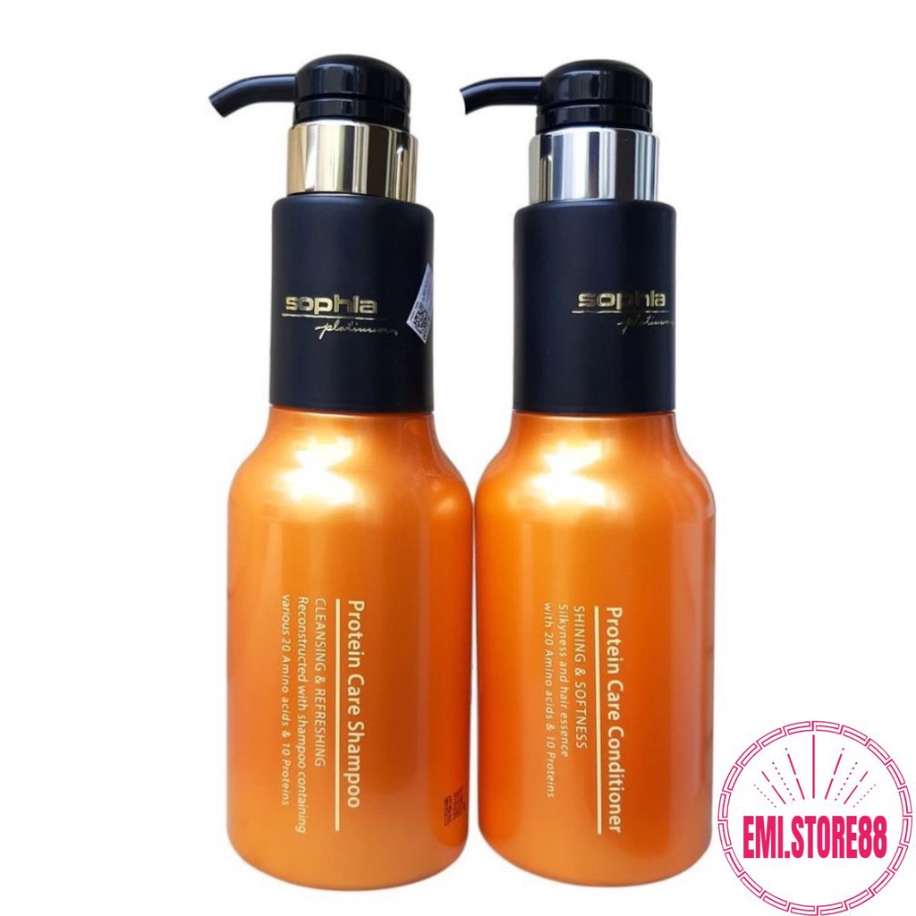 Dầu gội xả Sophia PROTEIN siêu dưỡng tóc, phục hồi tóc hư tổn 500ml thương hiệu Hàn Quốc
