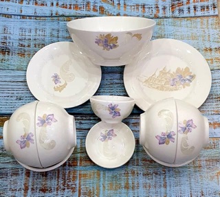 SET BÁT Đĩa  BÁT TRÀNG-11 món