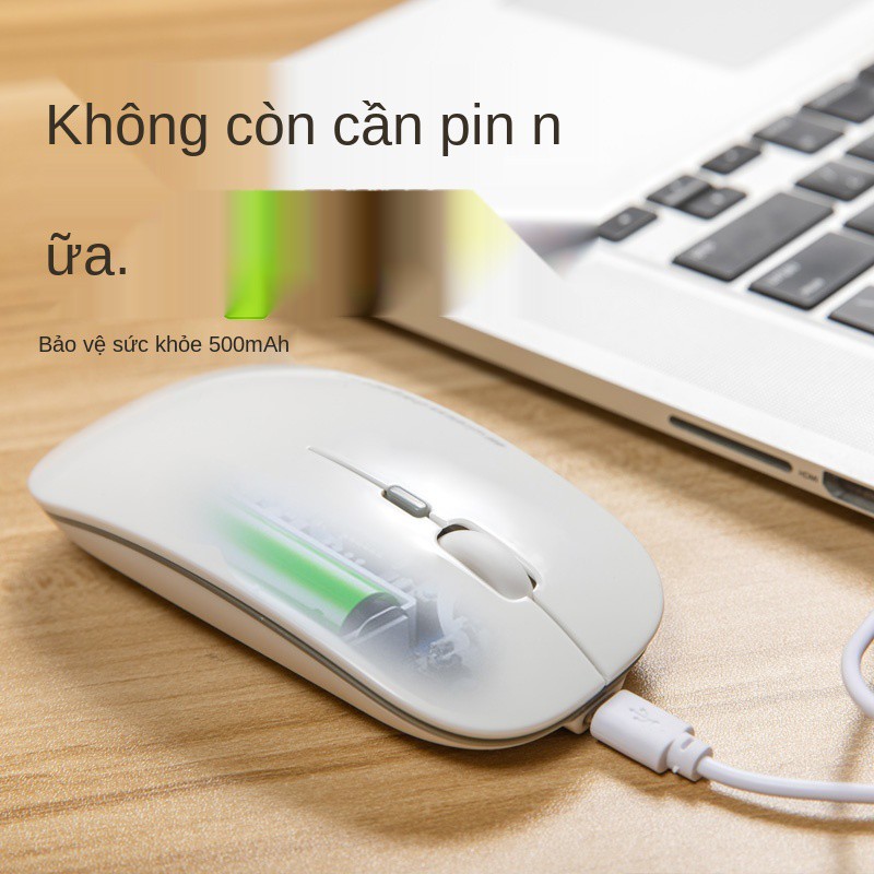 Chuột không dây Spirit Snake có thể sạc lại tắt tiếng Bluetooth hai chế độ im lặng trò chơi văn phòng giới hạn cho Apple