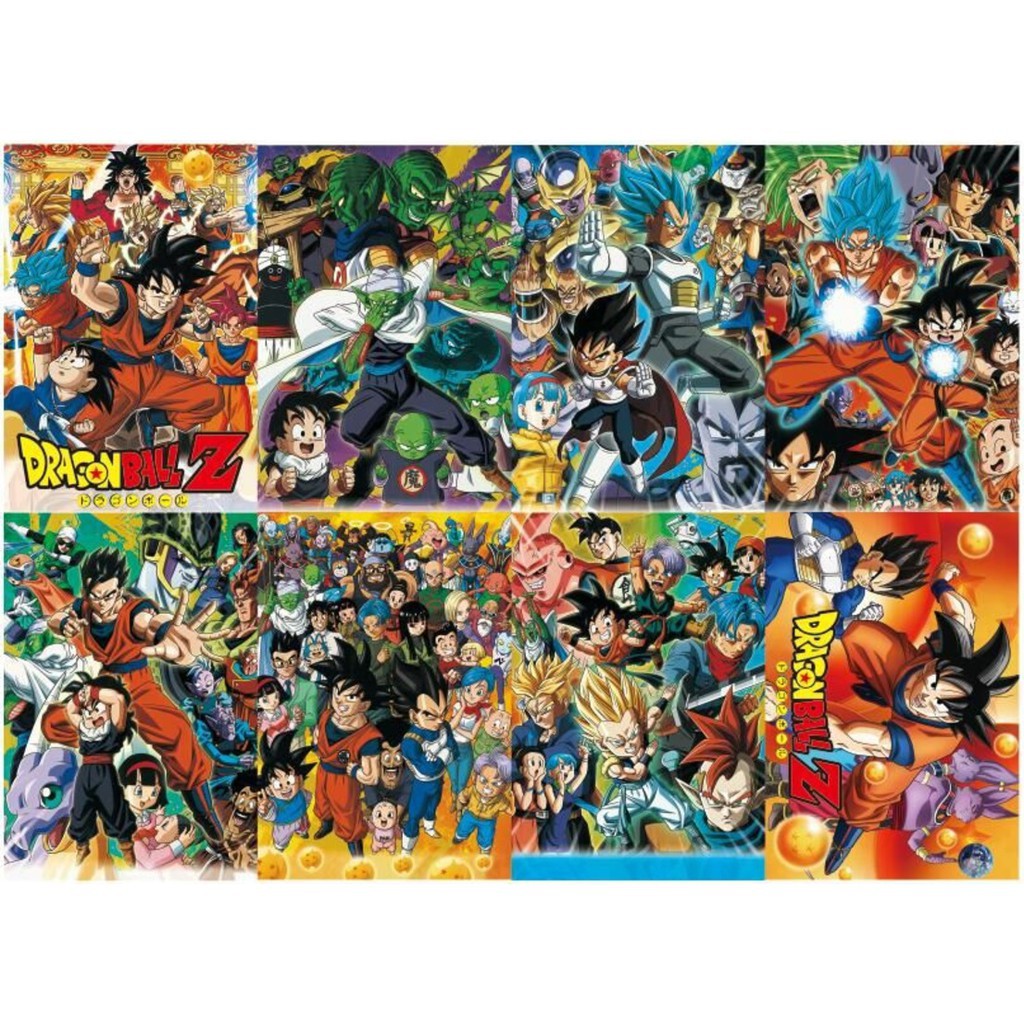 (8 tấm) Poster 7 Viên Ngọc Rồng Dragon Ball chibi anime độc đáo treo tường trang trí