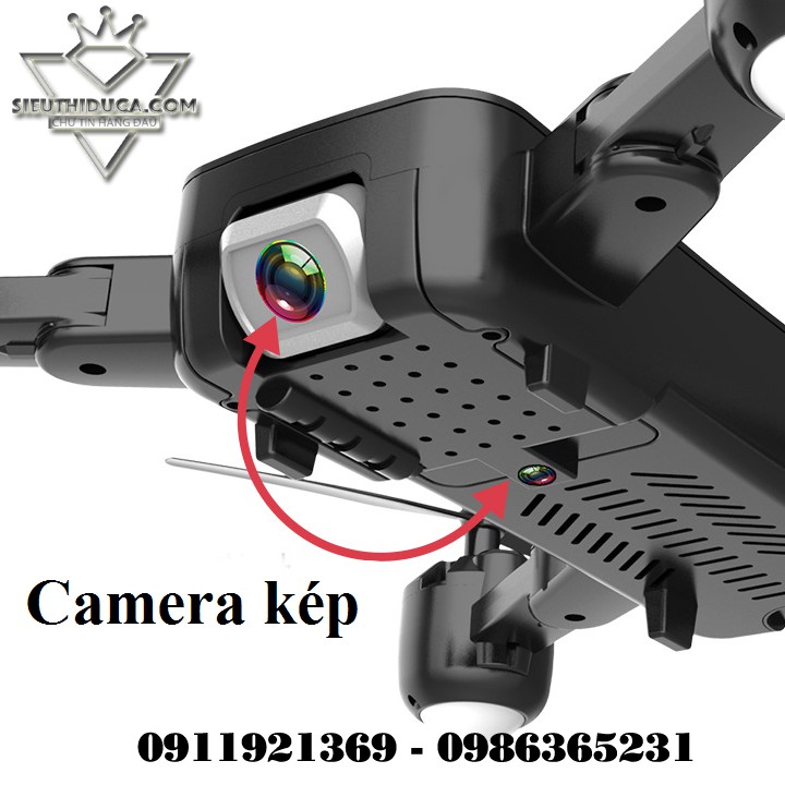 Flycam S36 Trang Bị 2 Camera HD 1080P Pin 2000mAh Bay 18-20 phút