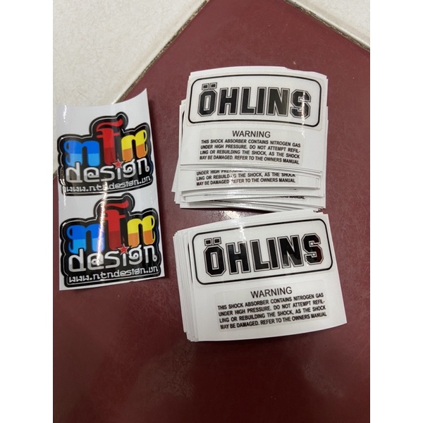 Tem ohlins dán bình dầu