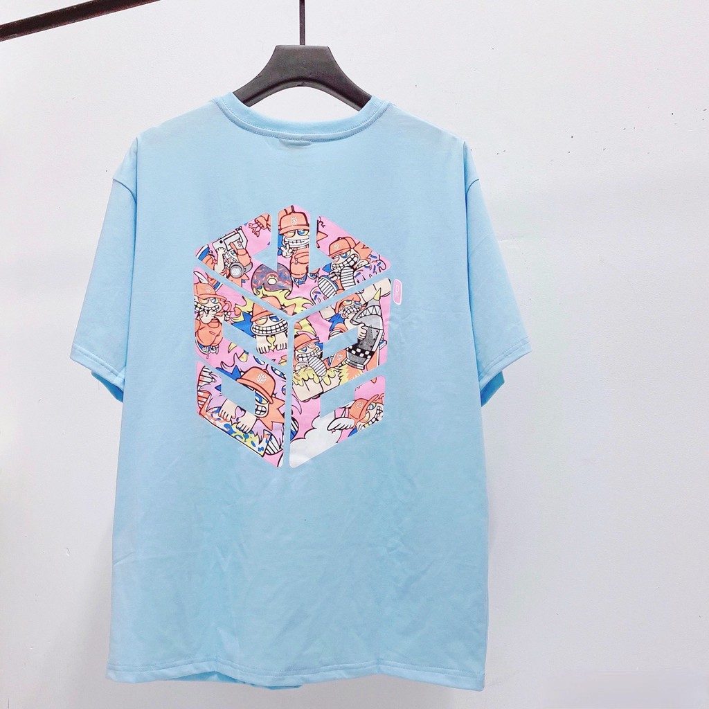 Áo SWE BIG LOGO CARTOON - Tee SWE Hoạt Hình Unisex