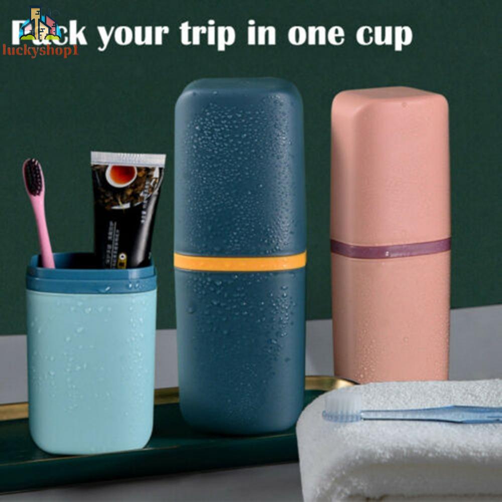 ❤❤❤(Hot products for family life)Home &amp; Living Portable Travel Camping Toothpaste Case Cover Holder Toothbrush-Box Storage