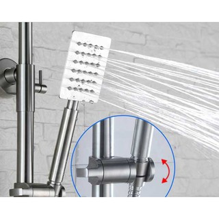 Tay sen tắm vuông inox 304 siêu mạnh