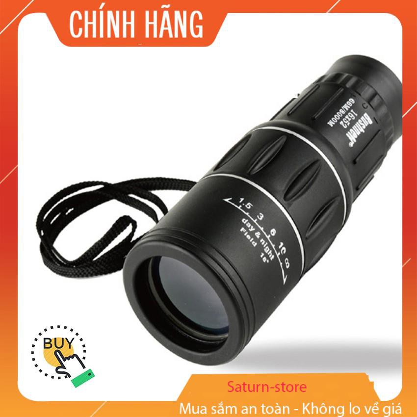 Ống nhòm một mắt Bushnell 16x52 siêu nét, hỗ trợ nhìn và chụp ảnh từ xa ( tặng kèm phụ kiện kẹp điện thoại + bao đựng)