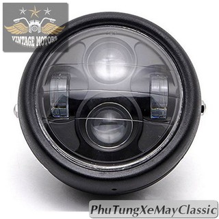 ĐÈN PHA XE MÁY ĐỘ CLASSIC - Đèn Pha kiểu dáng Su GN bi Led