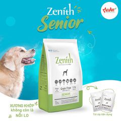 3kgTHỨC ĂN HẠT MỀM CHÓ GIÀ ZENITH SENIOR Cung cấp các dưỡng chất tốt cho sức khỏe của chó già.