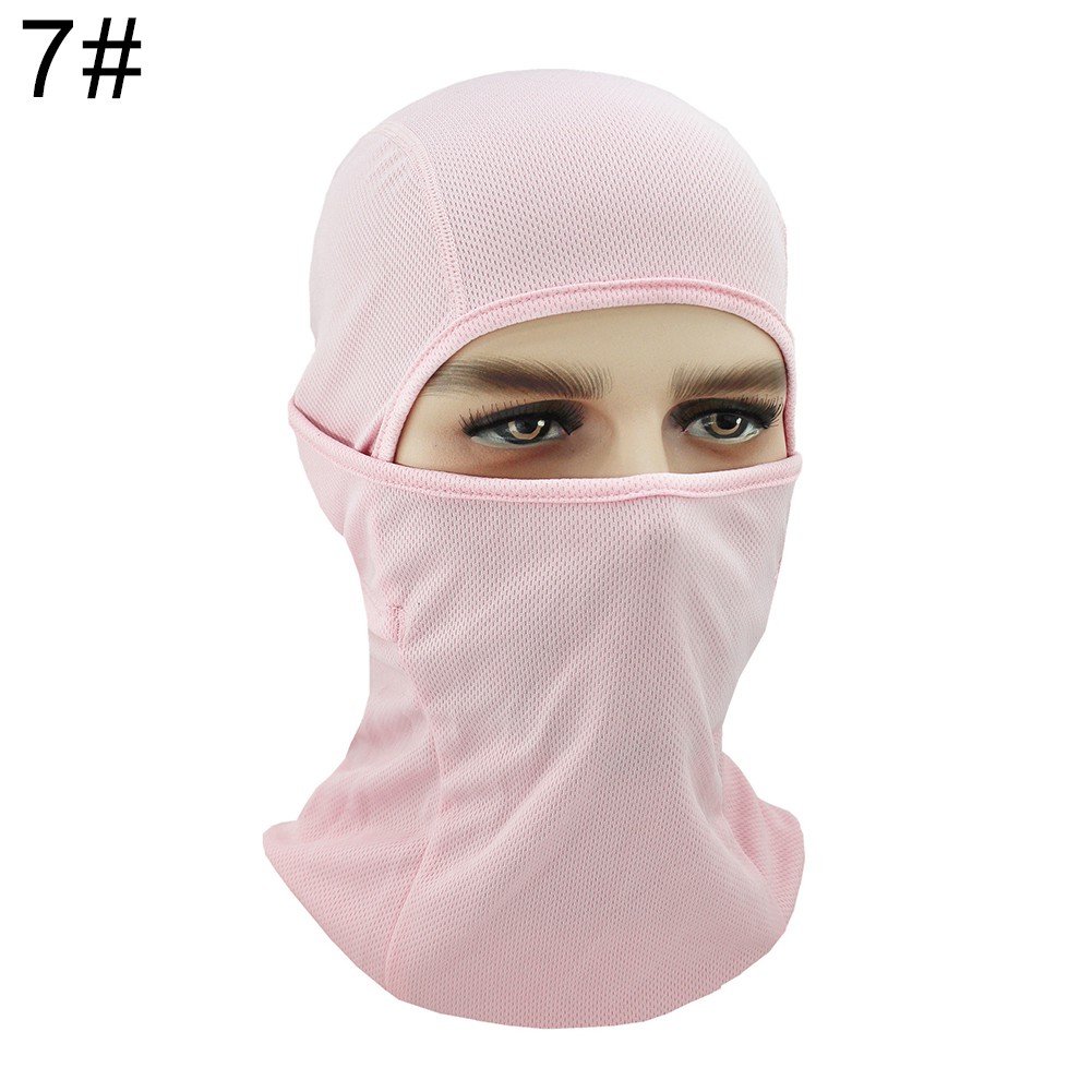 Mũ trùm đầu Balaclava chống bụi che nắng/ tia UV dành cho người đi xe máy / xe đạp