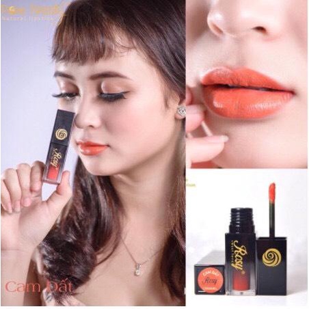 [Ảnh thật] Son kem rosy không chì, lên màu chuẩn , mềm môi chính hãng