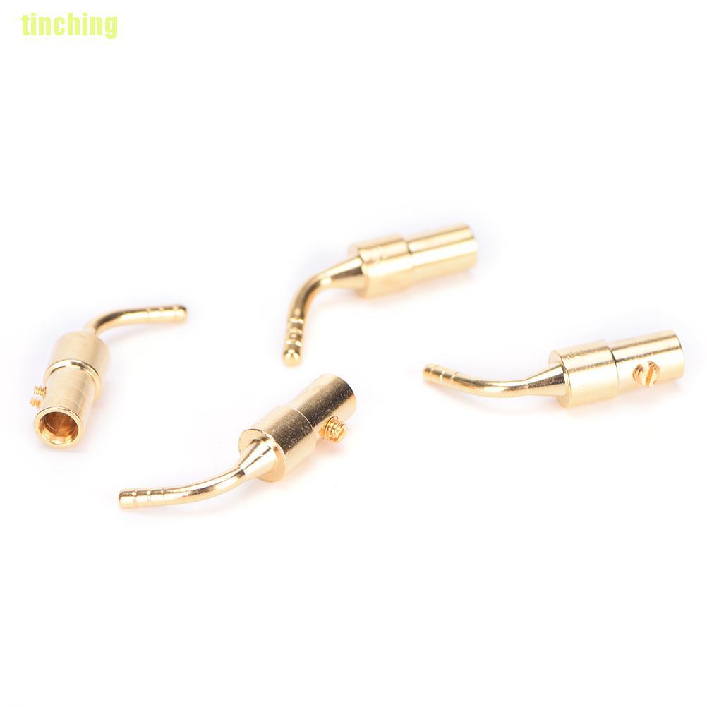 Set 8 đầu nối dây cáp loa hình quả chuối 2mm