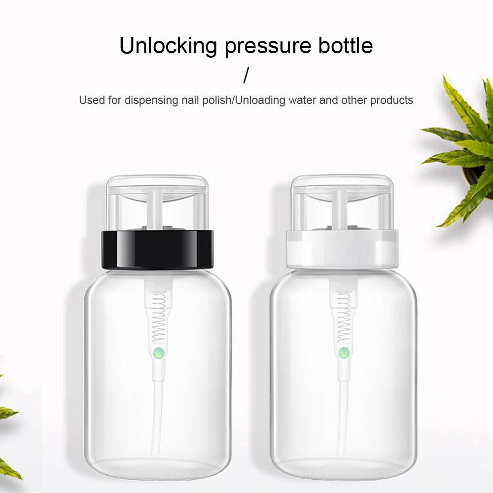 Bình nhựa đựng dung dịch tẩy sơn móng tay 200ml