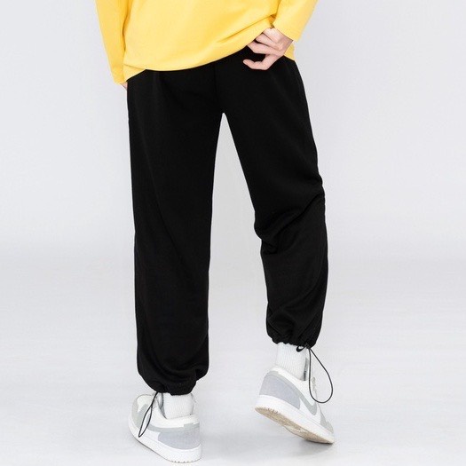 Quần Jogger nam nữ-Quần ống rộng Unisex Thể Thao trơn  chất liệu nỉ da cá Form rộng