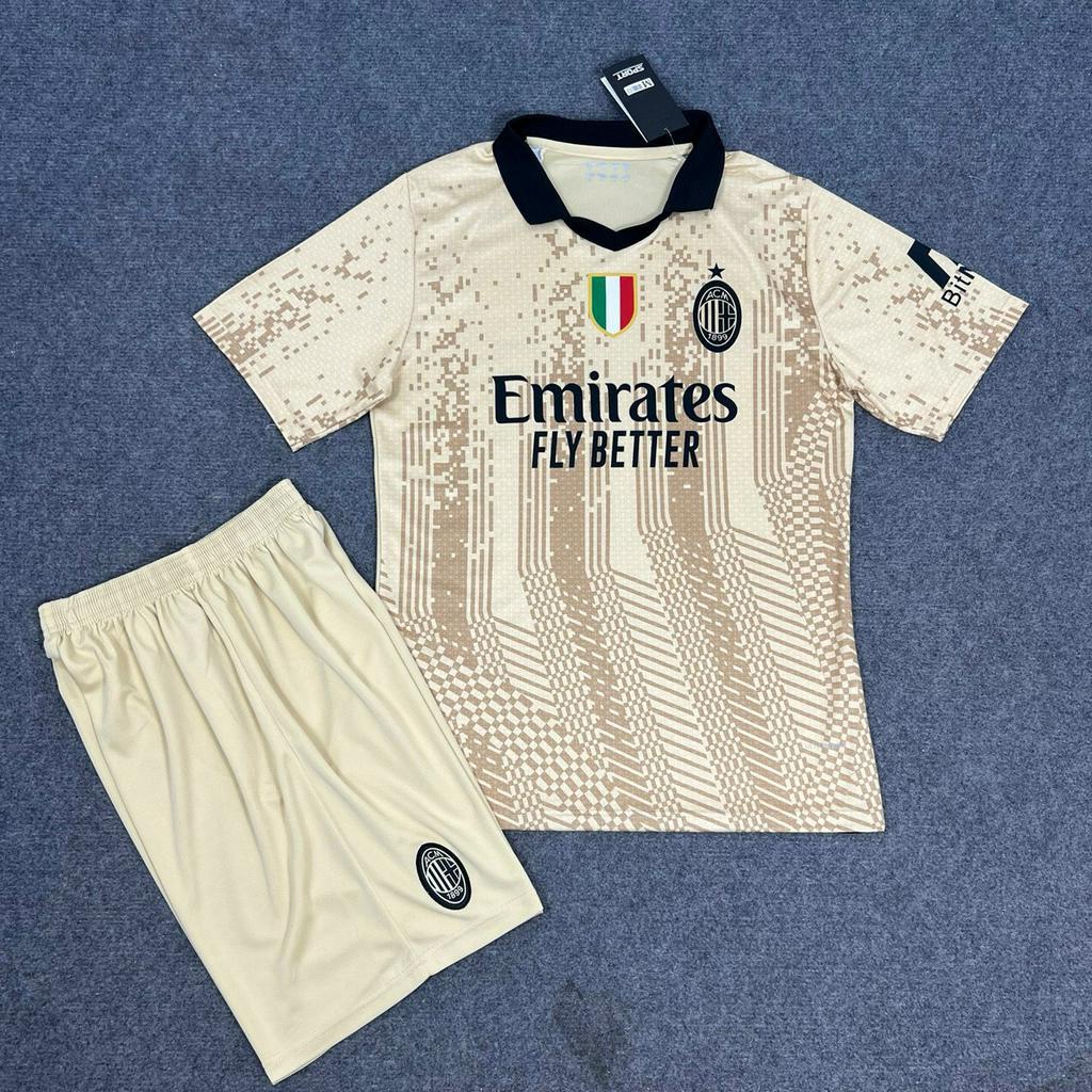 Set Bộ Quần Áo Bóng Đá Câu Lạc Bộ AC Milan - Đá Banh Hàng Mè Thái chuẩn thi đấu