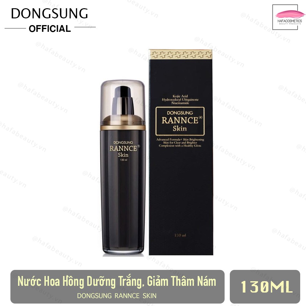 Nước hoa hồng dưỡng trắng, giảm thâm nám DONGSUNG RANNCE Skin 130ml _ Dongsung Chính Hãng