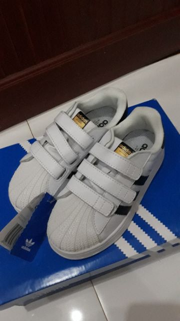 Giày đôi mẹ con Adidas super star 3 sọc