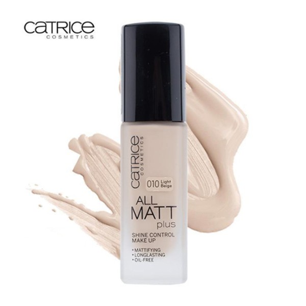 Kem Nền Catrice 18h All Matte , Giữ Lớp Nền Lâu Xuống Tone