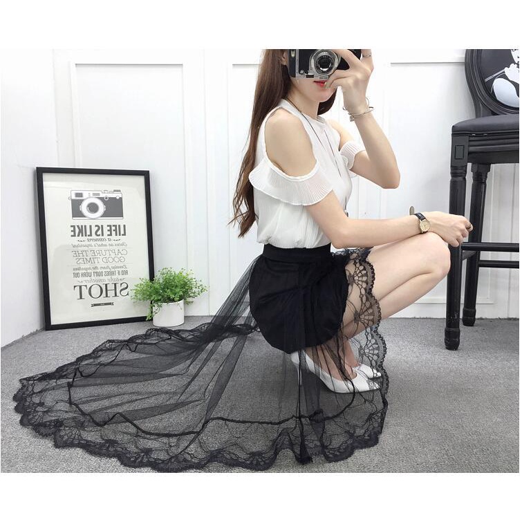 Chân váy lưới cổ tích đuôi cá dễ thương VAY88 free size