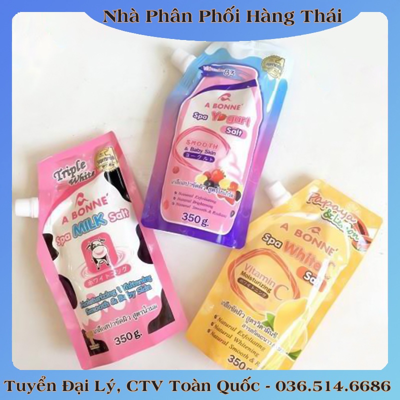 Muối tắm tẩy tế bào chết Sữa Bò Abonne Spa Milk Salt - Hàng Thái Đủ Bill