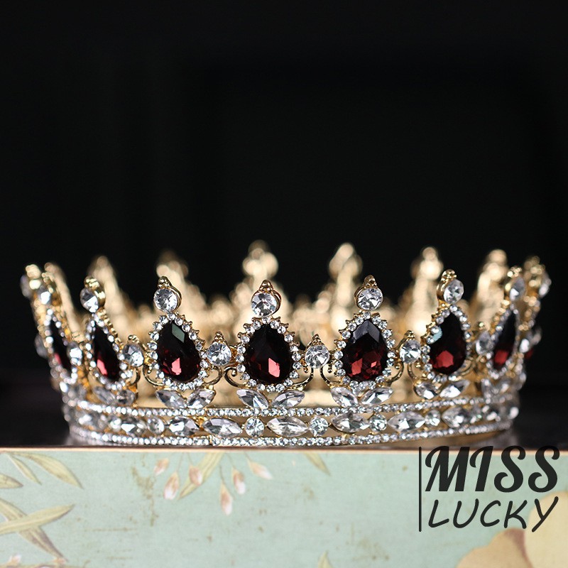 Phụ kiện cài tóc vương miện thời trang sang trọng cho nữ