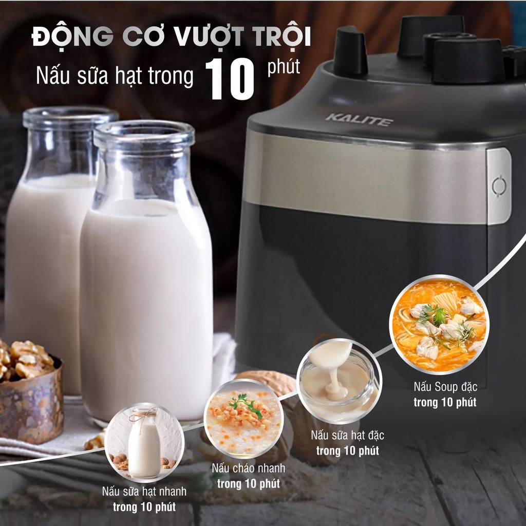 Máy làm sữa hạt KALITE 950 - Công suất 2.700W