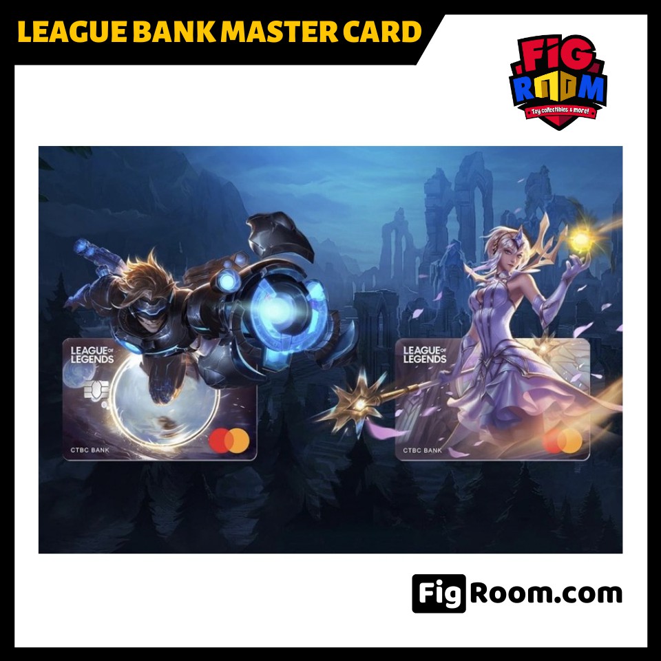 Thẻ ATM League Bank Master Card customise các vị tướng/trang phục Liên Minh Huyền Thoại, LMHT Tốc chiến